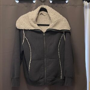 Old Navy faux Sherpa sweatshirt coat